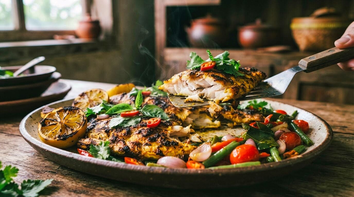 Indonesian Grilled Fish Filets Recipe