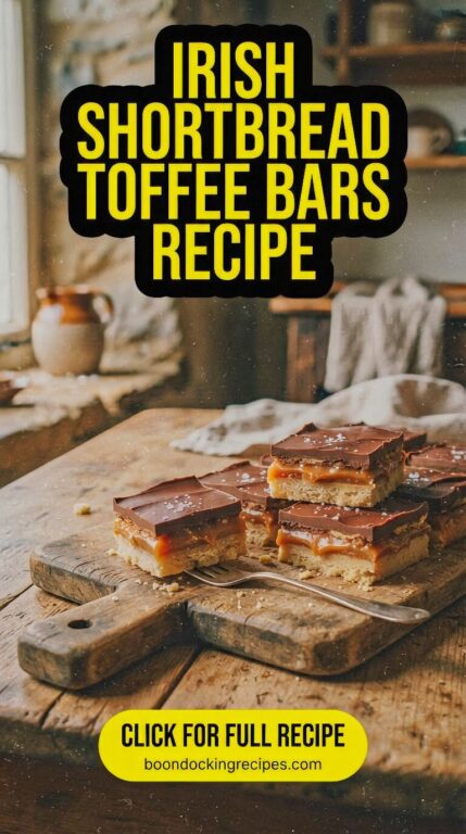 Irish Shortbread Toffee Bars Recipe