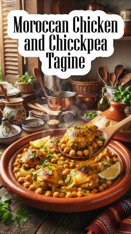 7. Moroccan Chicken and Chickpea Tagine