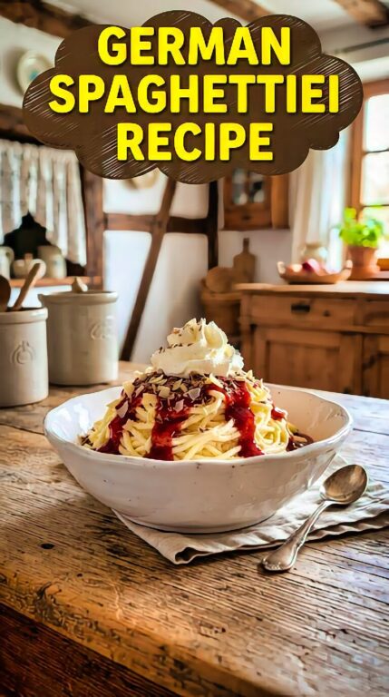 German Spaghettieis Recipe