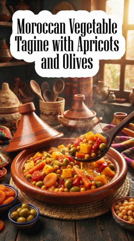 8. Moroccan Vegetable Tagine with Apricots and Olives