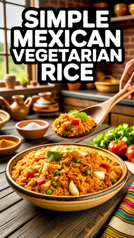 8. Simple Mexican Vegetarian Rice Recipe