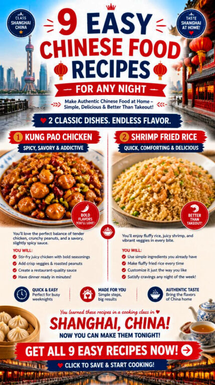 9 Easy Chinese Food Recipes for Any Night - Pin