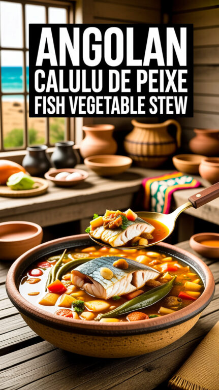 9. Angolan Calulu de Peixe Fish Vegetable Stew Recipe