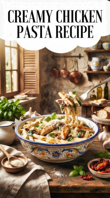 Creamy Chicken Pasta Recipe