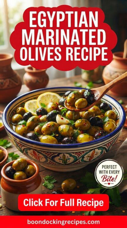 Egyptian Marinated Olives Recipe