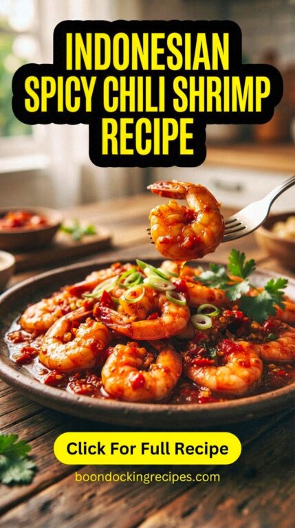 Indonesian Spicy Chili Shrimp Recipe