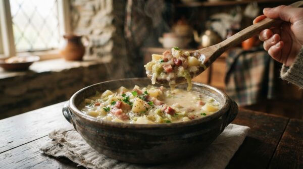 Irish Bacon Cabbage and Potato Soup Recipe