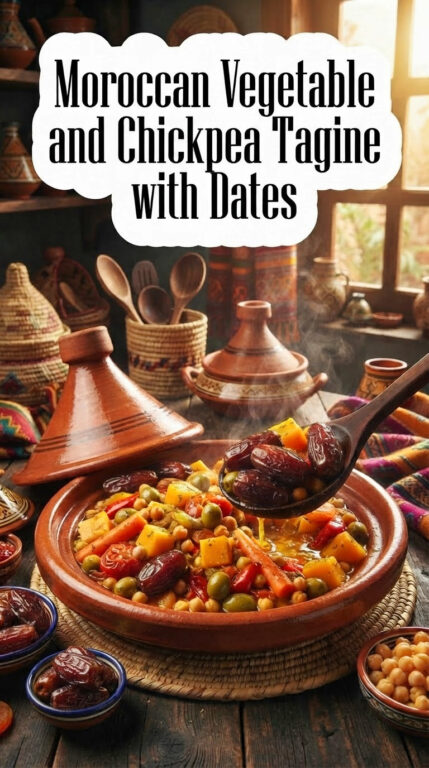 9. Moroccan Vegetable and Chickpea Tagine with Dates