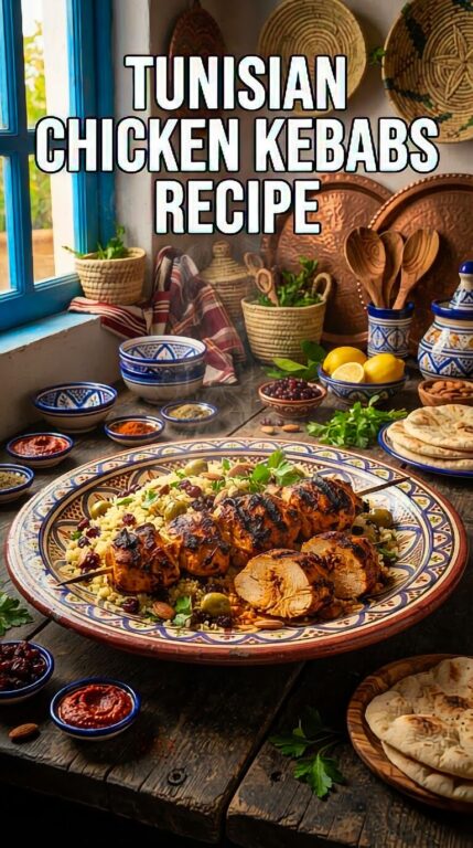 Tunisian Chicken Kebabs Recipe