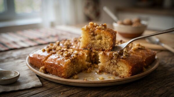 Albanian Albanian Walnut Syrup Cake