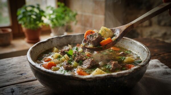 Albanian Beef and Vegetable Soup
