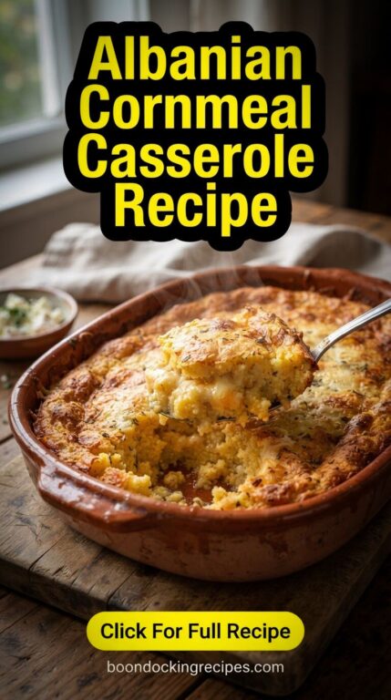 Albanian Cornmeal Casserole Recipe