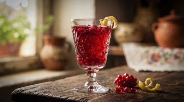 Albanian Pomegranate and Lemon Brandy