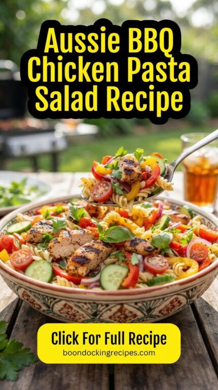 Aussie BBQ Chicken Pasta Salad Recipe