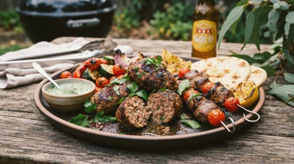 Aussie BBQ Spiced Lamb Koftas Recipe