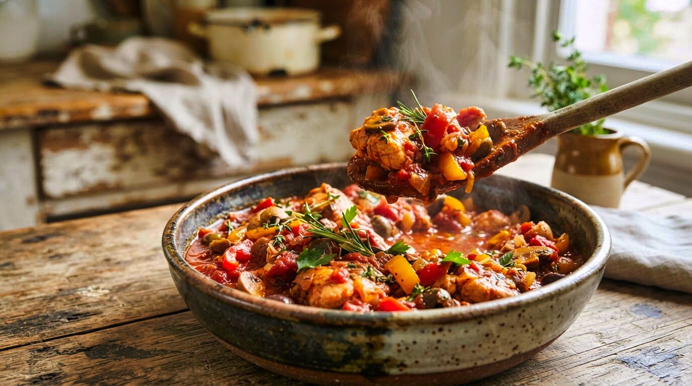 Aussie Chicken Cacciatore Recipe