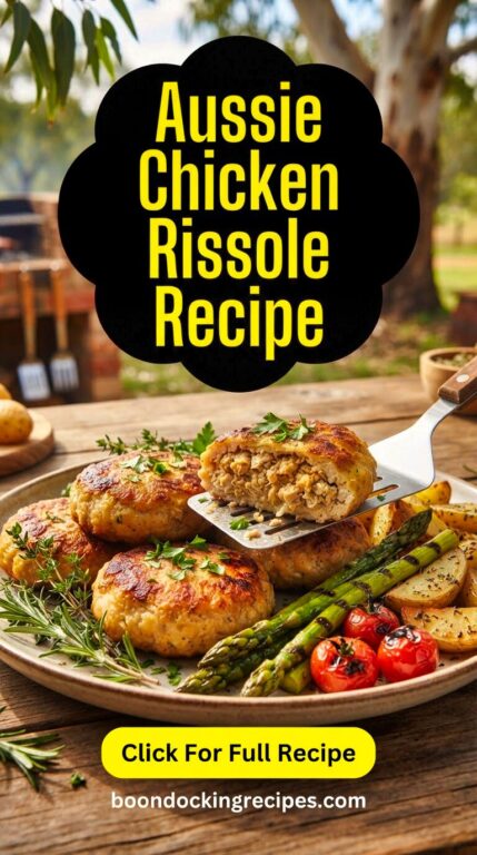 Aussie Chicken Rissoles Recipe