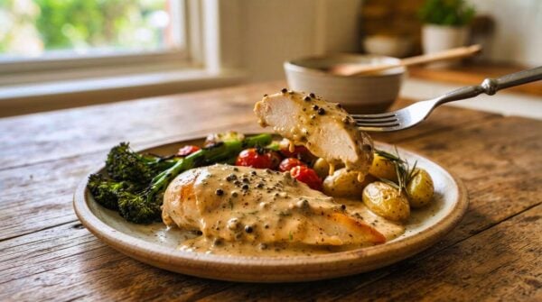Aussie Chicken With Peppercorn Recipe