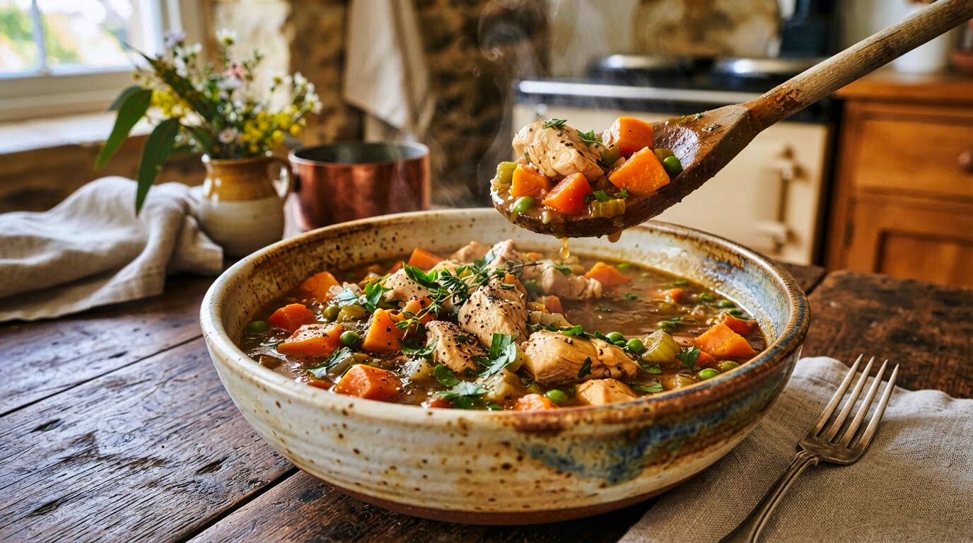 Aussie Chicken and Sweet Potato Stew Recipe