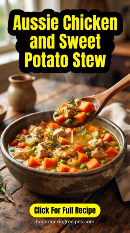 Aussie Chicken and Sweet Potato Stew Recipe