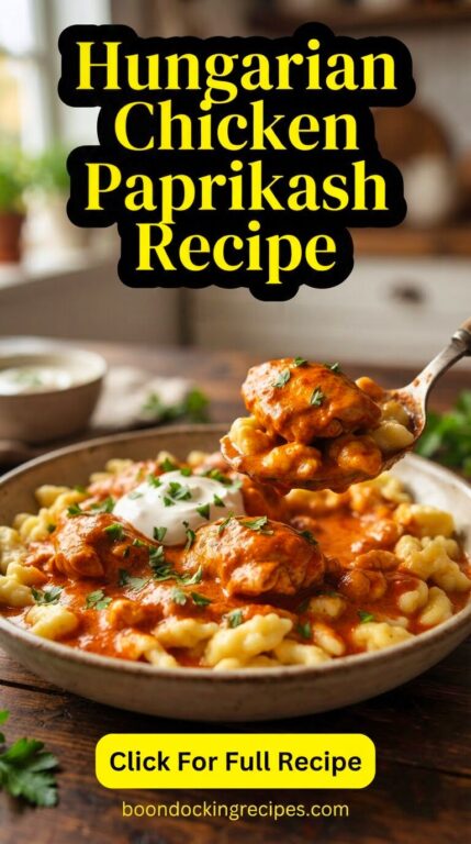 Authentic Hungarian Paprika Soup Recipe