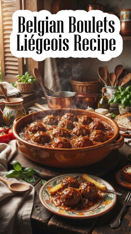 Belgian Boulets Liégeois Recipe