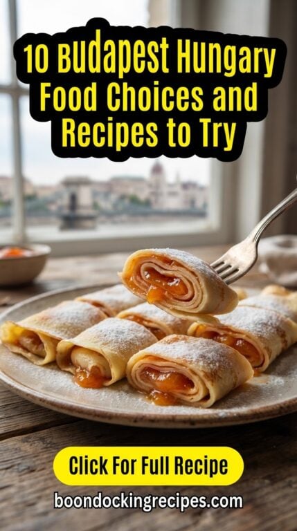 Budapest Hungary Food Choices and Recipes to Try