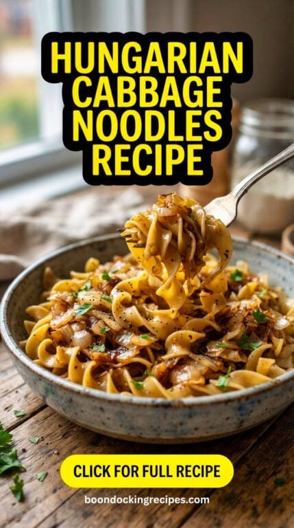 Hungarian Cabbage Noodles Recipe