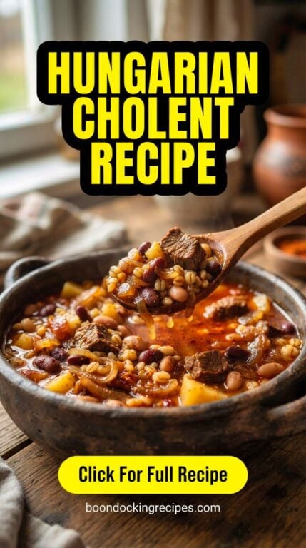 Hungarian Cholent Recipe