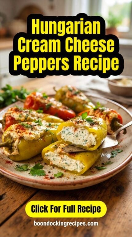 Hungarian Cream Cheese Peppers Recipe