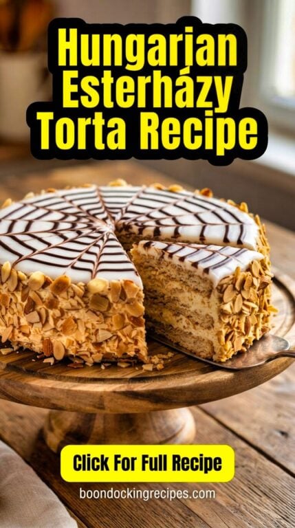 Hungarian Esterházy Torta Recipe