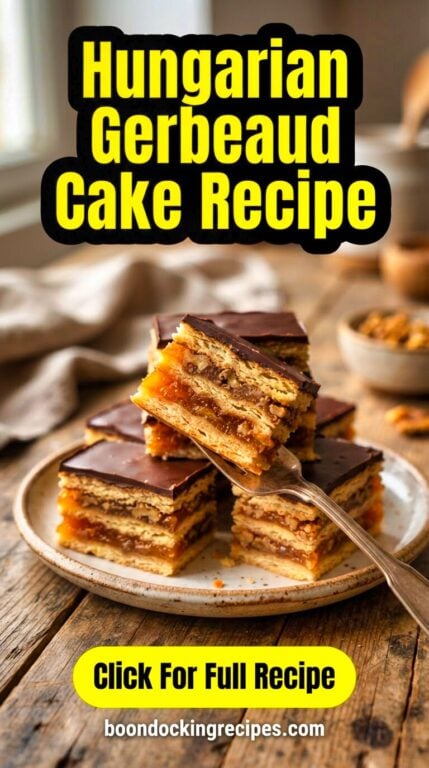 Hungarian Gerbeaud Cake Recipe