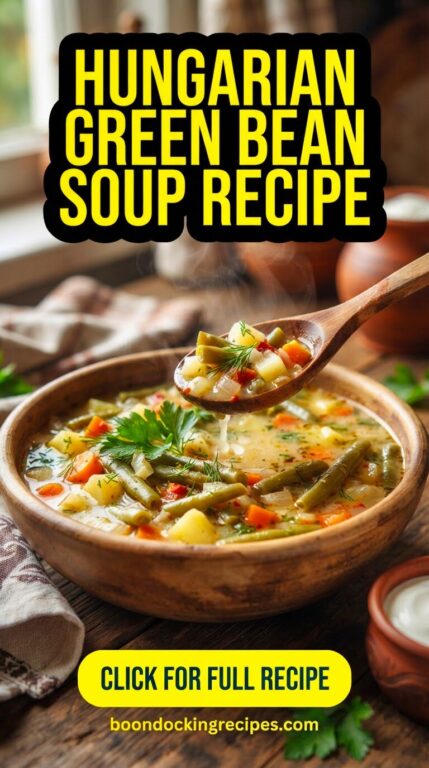 Hungarian Green Bean Soup Recipe Recipe