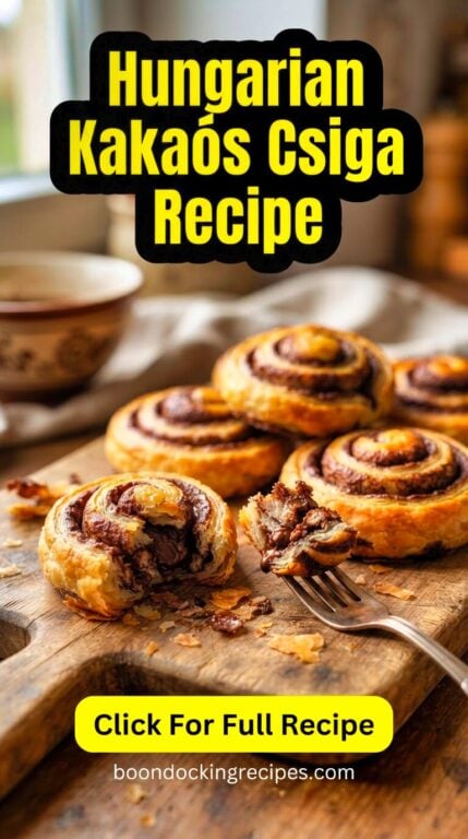 Hungarian Kakaós Csiga Recipe