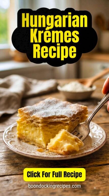 Hungarian Krémes Recipe