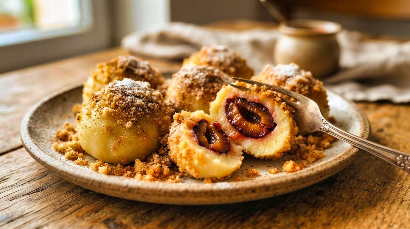 Hungarian Plum Dumplings Recipe