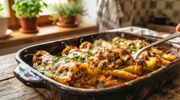 Hungarian Sausage Stuffed Banana Peppers Recipe