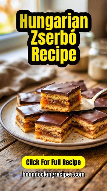 Hungarian Zserbó Recipe
