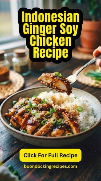 Indonesian Ginger Soy Chicken