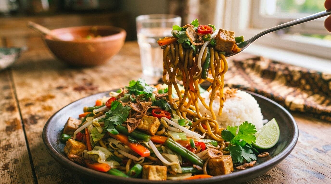 Indonesian Vegan Fried Noodles