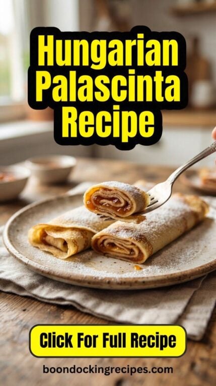 Hungarian Palascinta Recipe